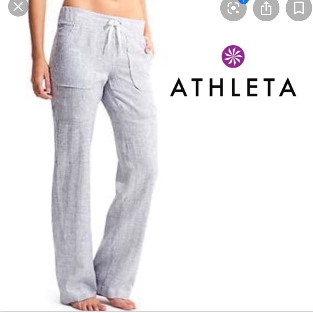 Like new Athleta linen pants